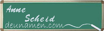 Anne Scheid Visitenkarte